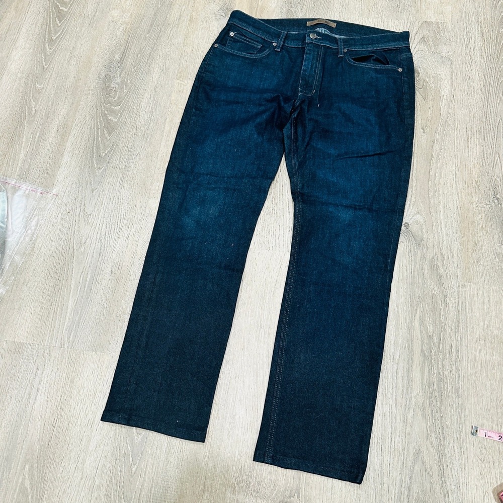 Joes Jeans Mens 34x30 The Brixton Straight Narrow Black Denim Jeans THQLEB8225